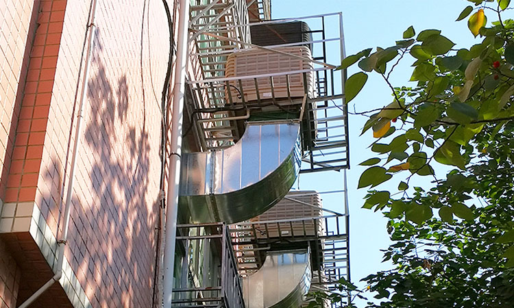 Ventilación y refrigeración de salas de datos