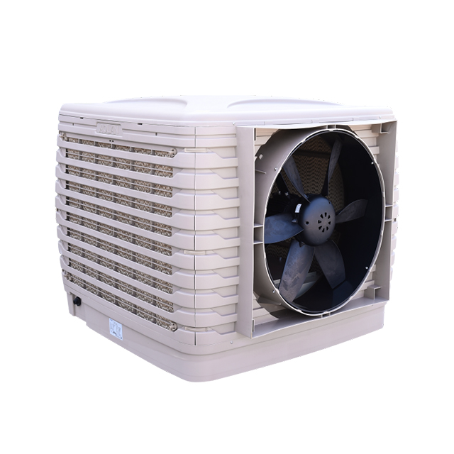 AZL18-ZX32E, gran oferta, enfriador de aire evaporativo industrial de 18000 cm/h, color verde, para techo, ventana, aire acondicionado evaporativo de pared.-Aolan