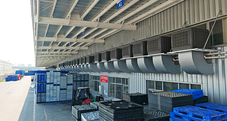 Proyecto de ventilación y refrigeración para el taller de moldeo por inyección de una empresa de nuevos materiales en Anhui