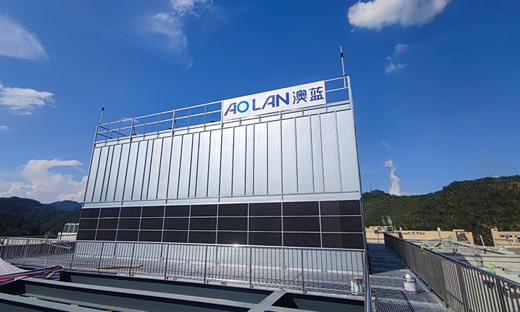 Proyecto de enfriador por evaporación indirecta en una base de producción de comunicaciones en la ciudad de Shiyan, provincia de Hubei.