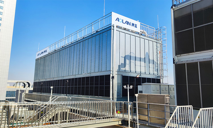 Proyecto de torre de enfriamiento evaporativo indirecto para centro de datos de Wuhan